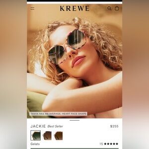 EUC Krewe Jackie sunglasses in gelato